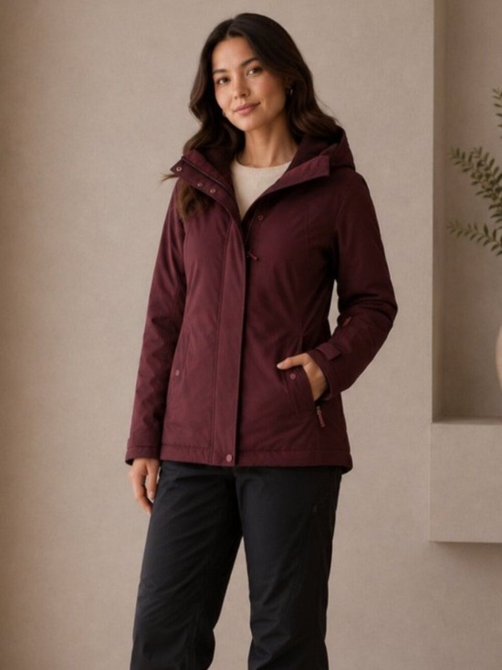 Burton Jackets & Blazers - Burton Jet Set Maroon Snowboard Ski Jacket DRYRIDE ThermacoreEco Small 0401